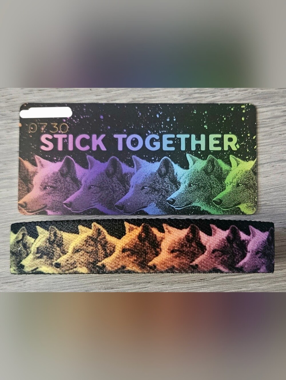 ZOX "STICK TOGETHER" #730 HOWL NEW MEDIUM INTERACTIVE COLLECTIBLE WRISTBAND